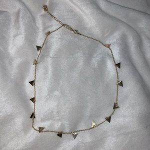 Gold Triangle Necklace